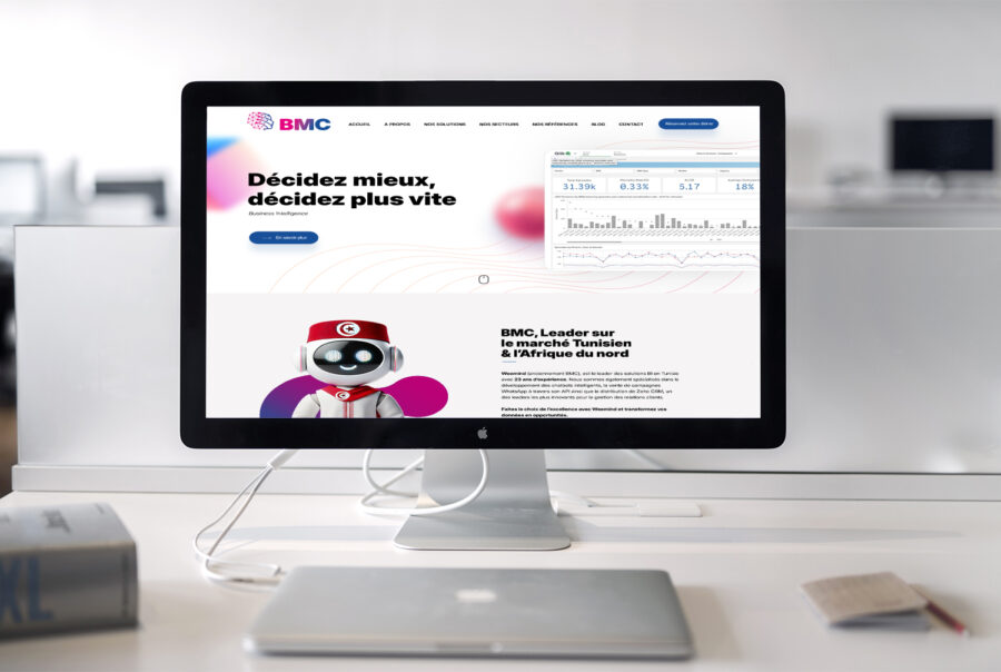 Création site BMC - agence pro web tunisie