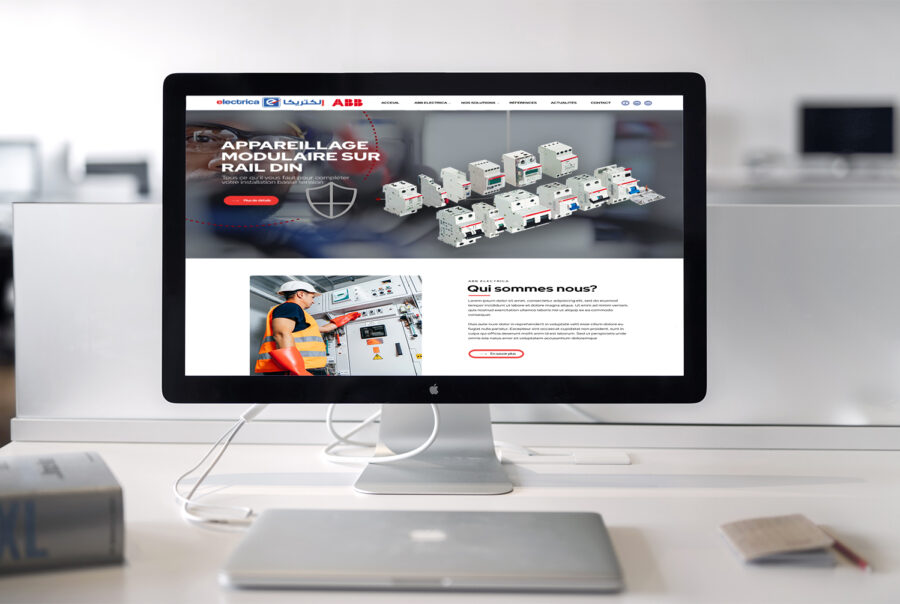 Création site Electrica - agence pro web tunisie