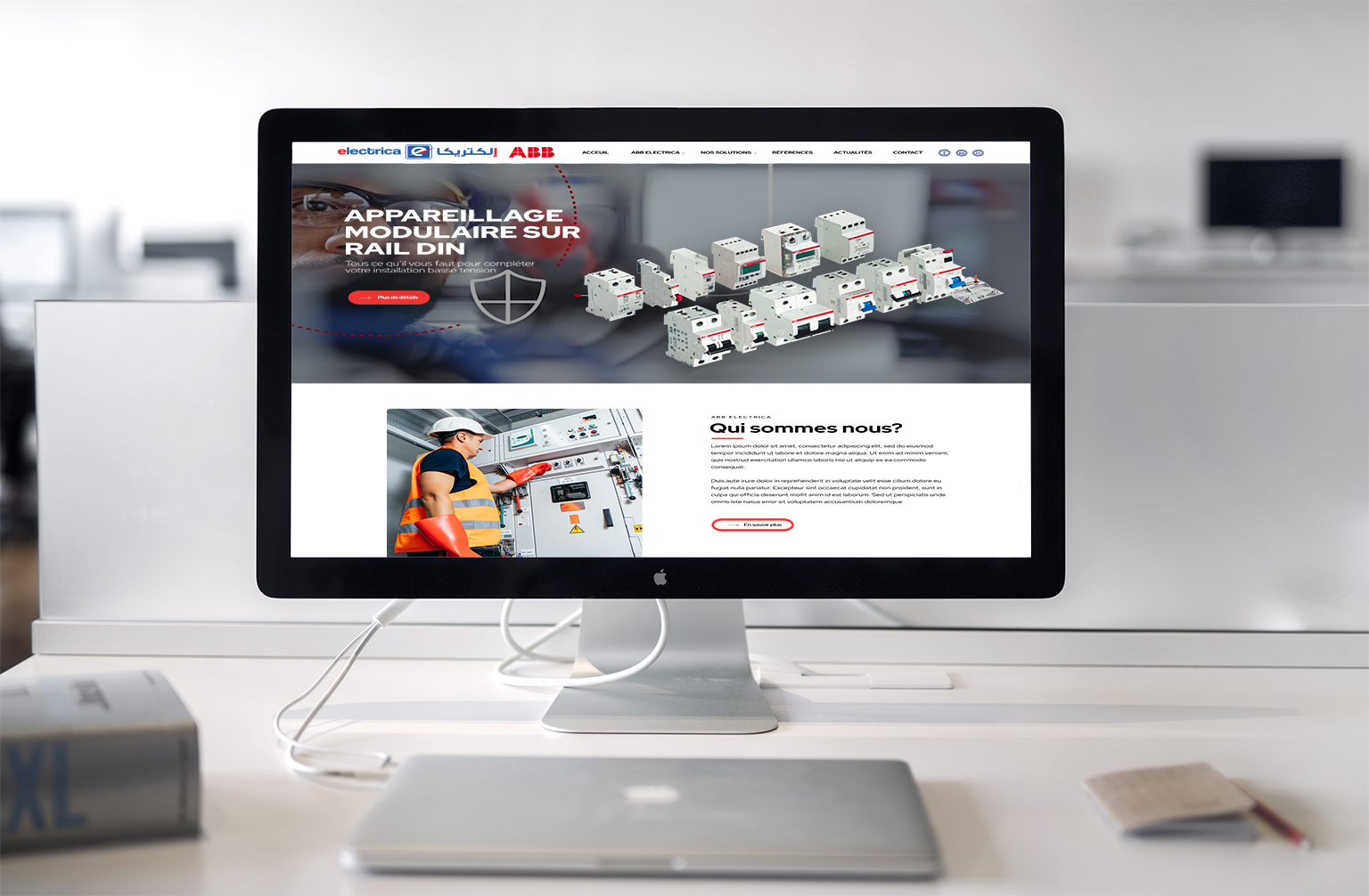 Création site Electrica - agence pro web tunisie