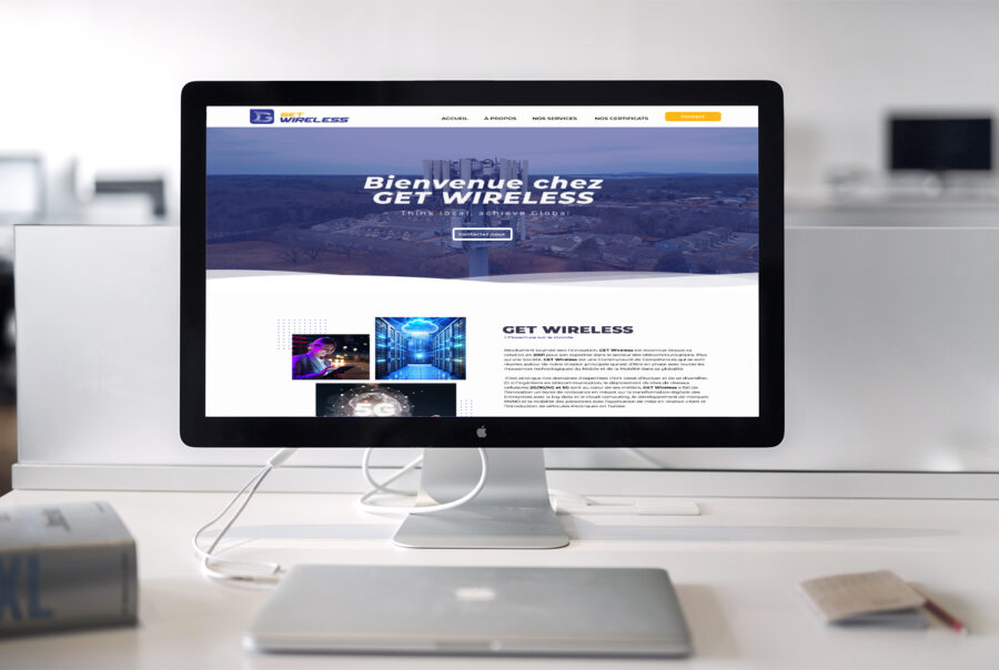 Création site Get wirless - agence pro web tunisie
