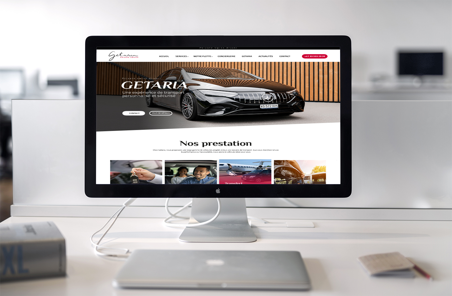 Création site Getaria - agence pro web tunisie