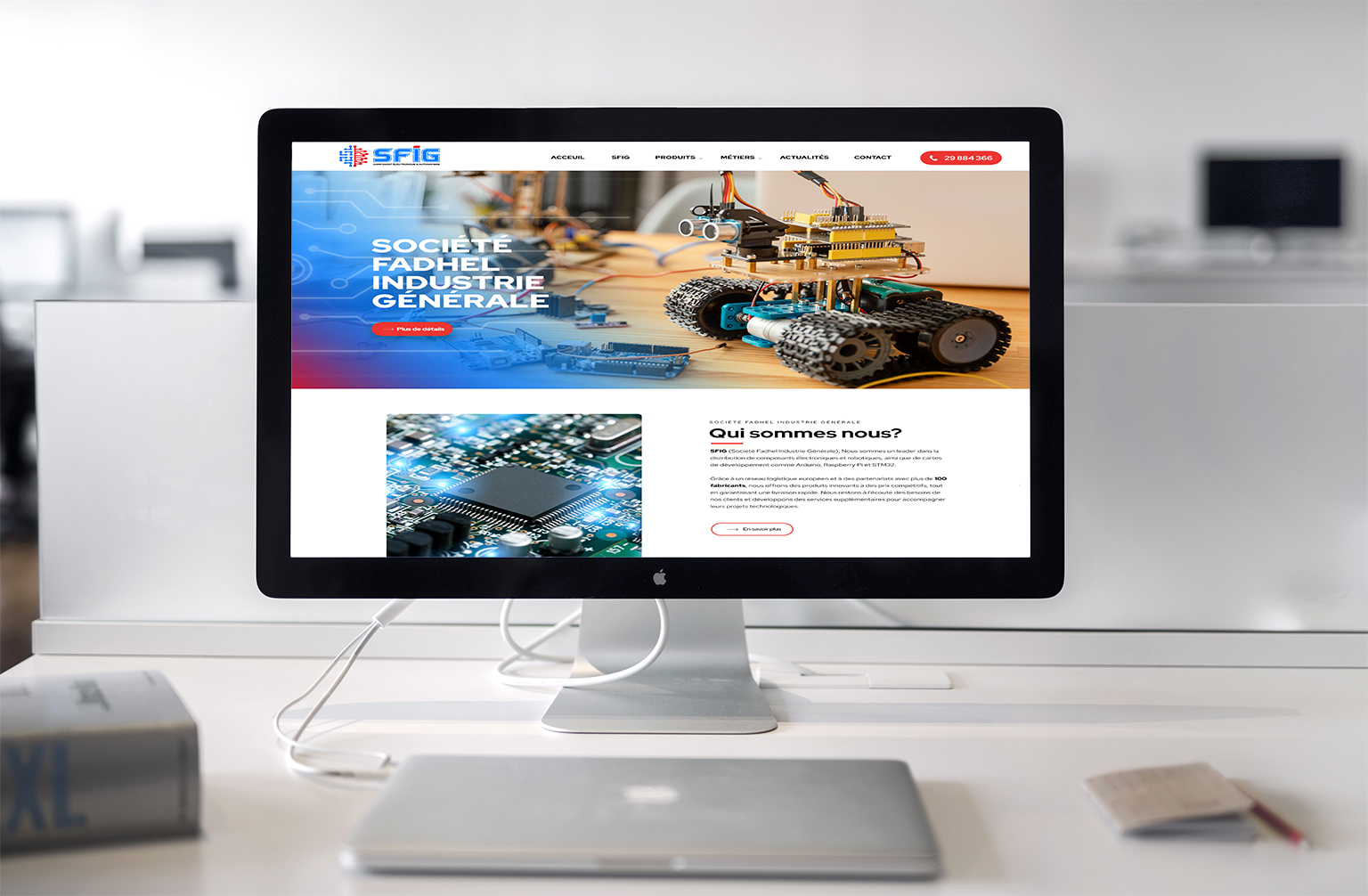 Création site SFIG - agence pro web tunisie