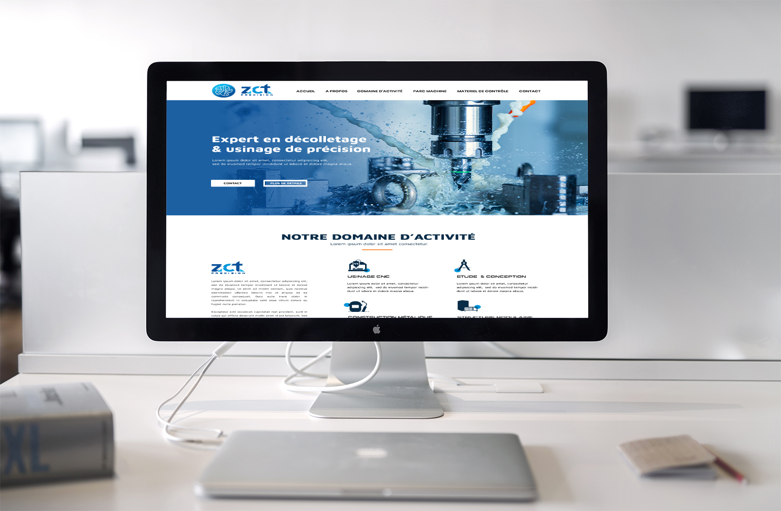 Création site ZCT - agence pro web tunisie