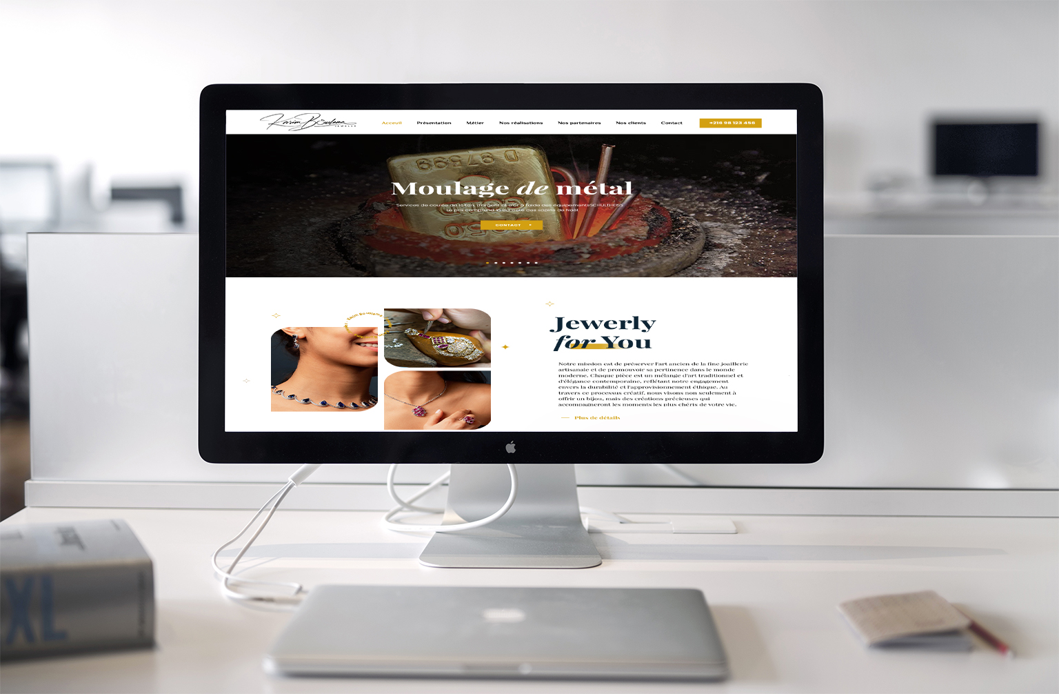 Création site kbs karim ben salma- agence pro web tunisie