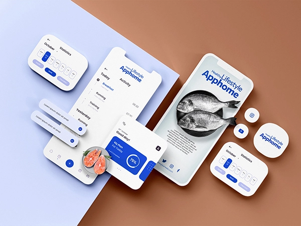 Mockup d’application mobile