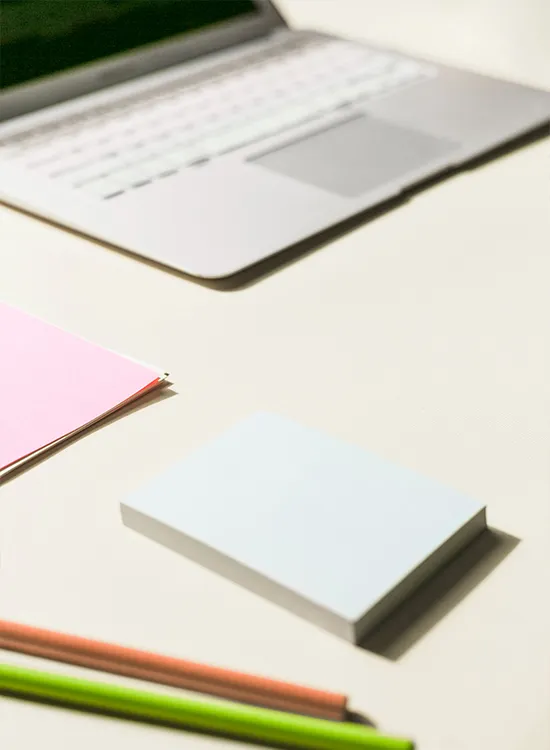 Notre processus de création de carte de visite